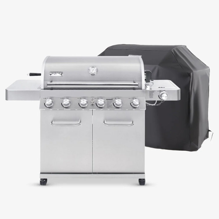 Monument Grills Monument Grill 77352 6Burner Stainless Propane Gas